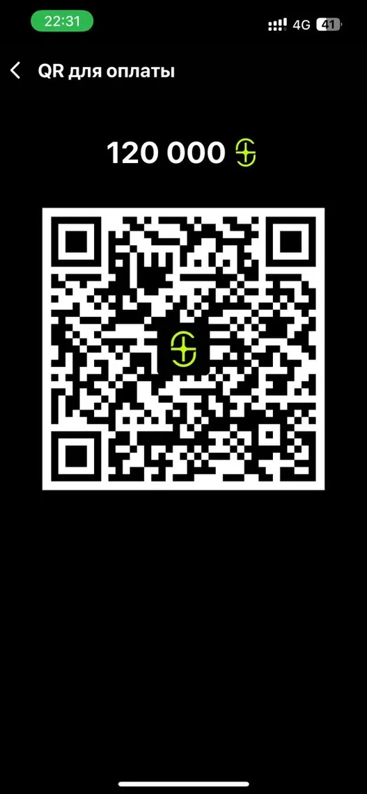 SORPA Pay: Сформировать QR, Оригинальный региональный интерфейс